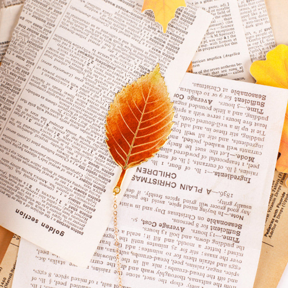韓國appree 植物造型金屬書籤 - 秋季系列