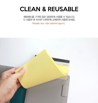 韓國Fenice Studio Multi Pockets A5 Writing Pad Folder 連A5 Writing Pad套裝 * [ 預購貨品 ]