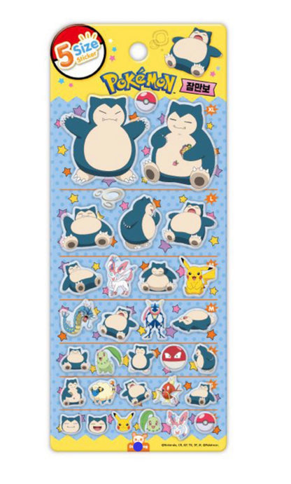 韓版Pokemon 寵物小精靈系列 5 Sizes 貼紙 - 卡比