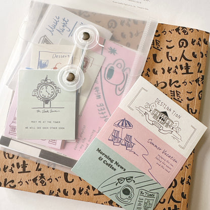 韓國Monolike 歐洲小鎮 拼貼素材包 Little town Label Stickers Pack *可書寫