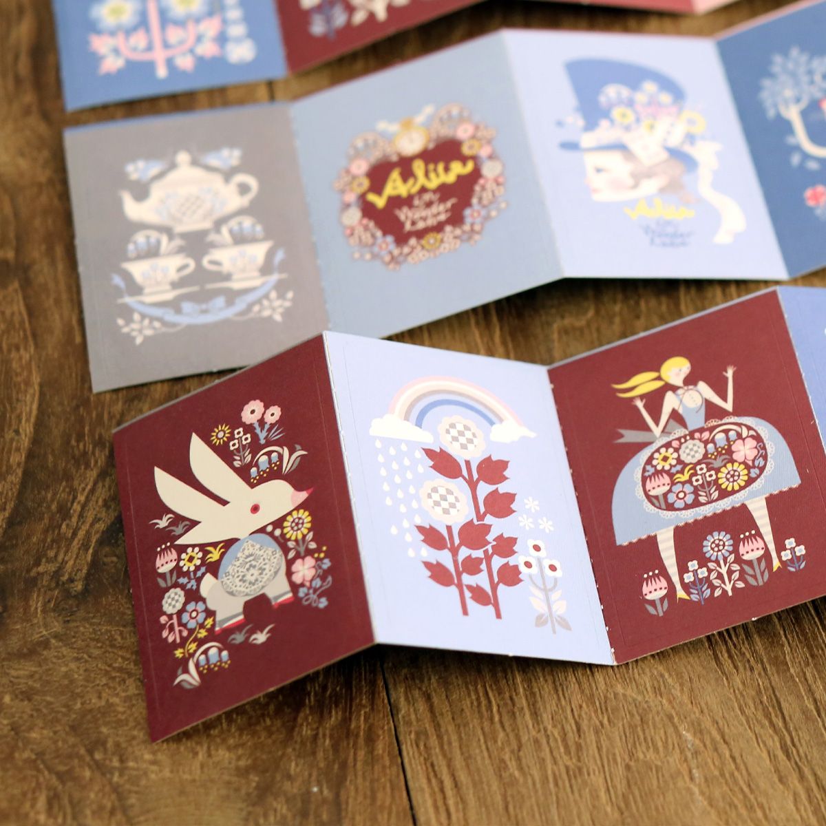 韓國By Nacoo 盒仔貼紙 - Alice in the Wonderland