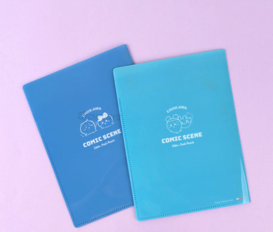 日本Chiikawa 夏日海邊派對A5 文件夾 (封面碎片可搖動）