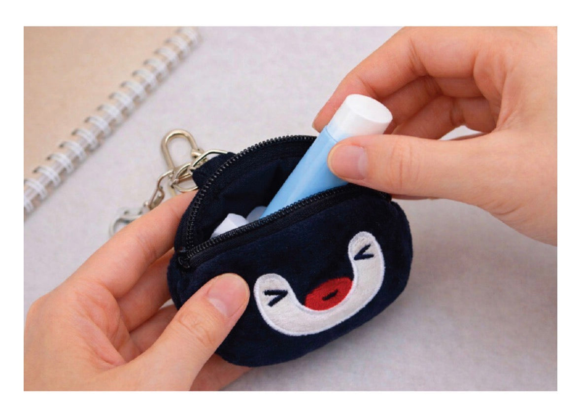韓國Pingu 和Pinga 的臉蛋造型銀包匙扣[預購貨品，下單後14天出貨]