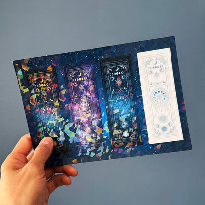 日本Clover R. 12 星座月相全息書簽套裝（預購貨品，約兩星期到貨）