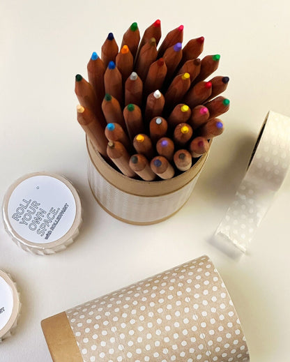 韓國 Rolledpaint 紙膠帶 - White Pattern 純白圖騰