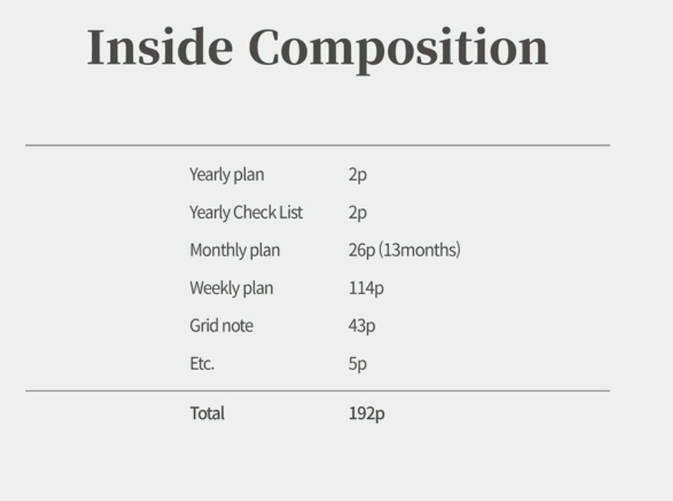 韓國2026 Ardium Pocket Schedule 月週計劃 - 4 色選擇 [預購貨品，下單後14天出貨]