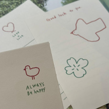 韓國信紙套裝 - Always be Happy