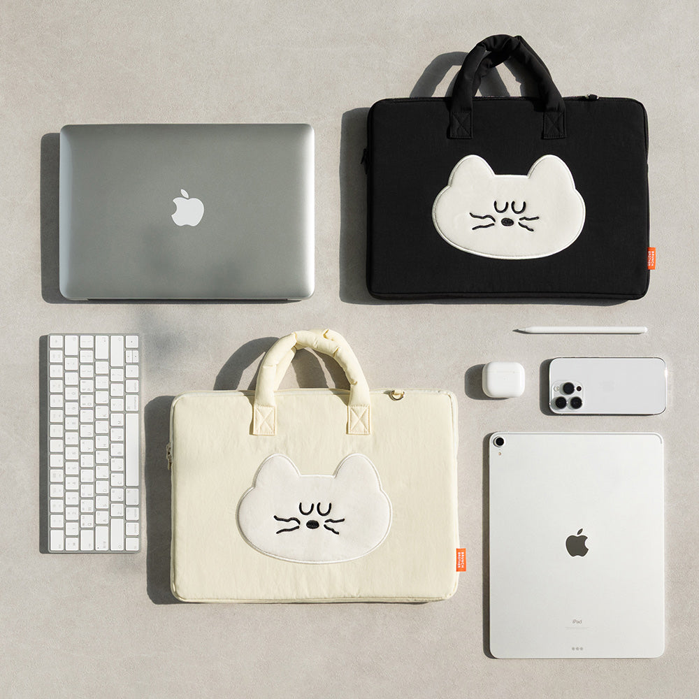 Brunch Brother mogry 貓貓純色防水15 寸電腦袋 * [預購貨品，下單後14天出貨]