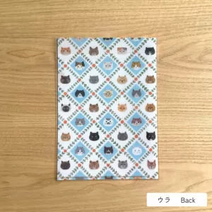 日本4 legs 彩繪貓咪系列: 貓咪富翁A5 文件夾 [預購貨品]