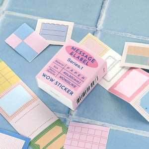 韓國By Nacoo 盒仔貼紙 - Message and Label * [預購貨品：下單後一星期出貨]