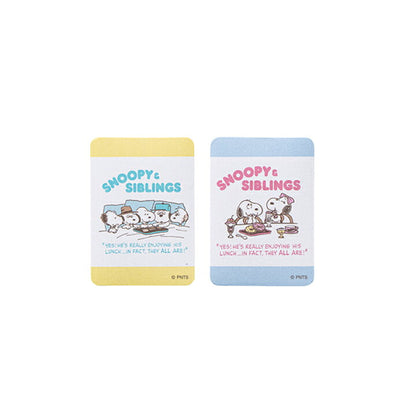 日本 Snoopy & Family 小鐵盒貼紙Set- 內有：36張貼紙