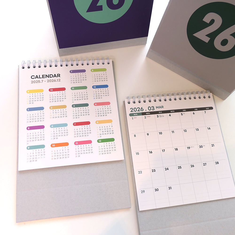 2026 Two Sides Desk Calendar * [預購貨品，下單後14天出貨]