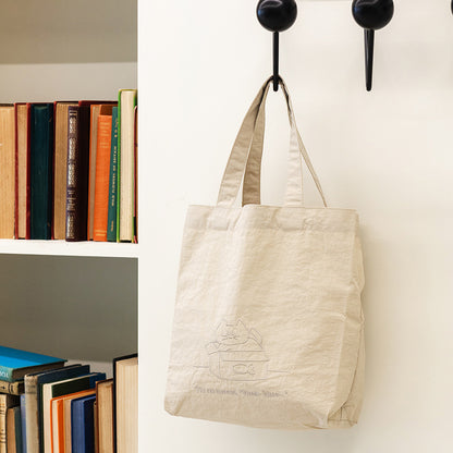 韓國 Mogry Cat 撥水可摺疊 mini Tote* [預購貨品，下單後14天出貨]