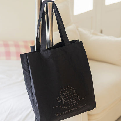 韓國 Mogry Cat 撥水可摺疊 mini Tote* [預購貨品，下單後14天出貨]