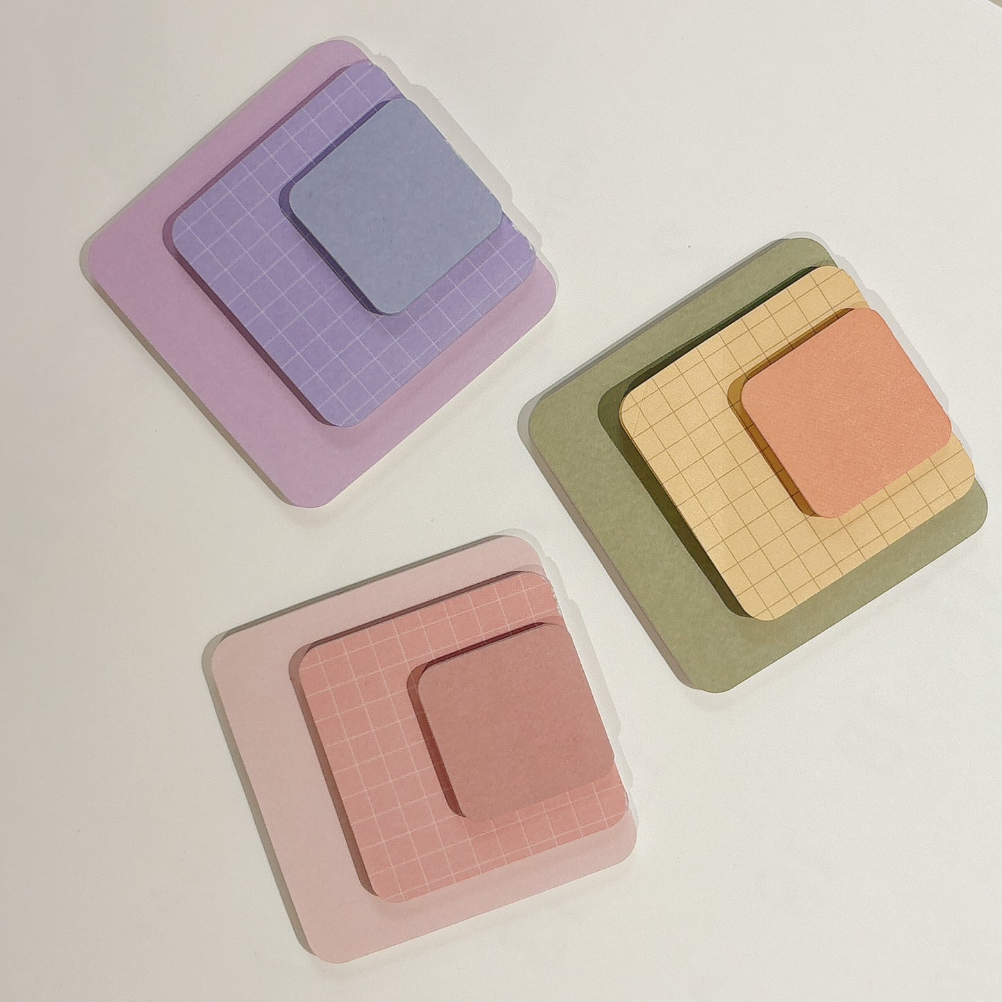 日本 Zabtooon 大中小Tatami 具黏力便條貼 (一本三種尺寸‼️)