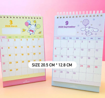 Sanrio Characters 2026 桌上月曆 - 肉桂狗 [預購貨品，下單後14天出貨]