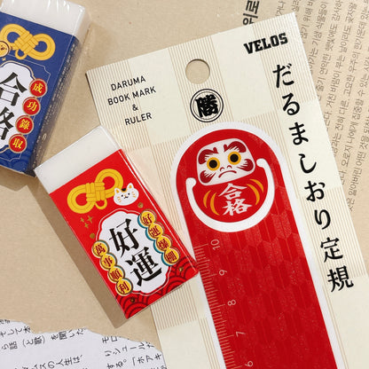日本達摩10cm Bookmark 間尺 - 合格/必勝