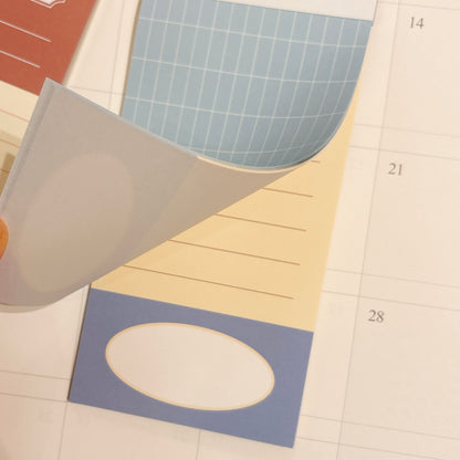 韓國 MONO Paper 便條簿 - Triple memo pad - blue