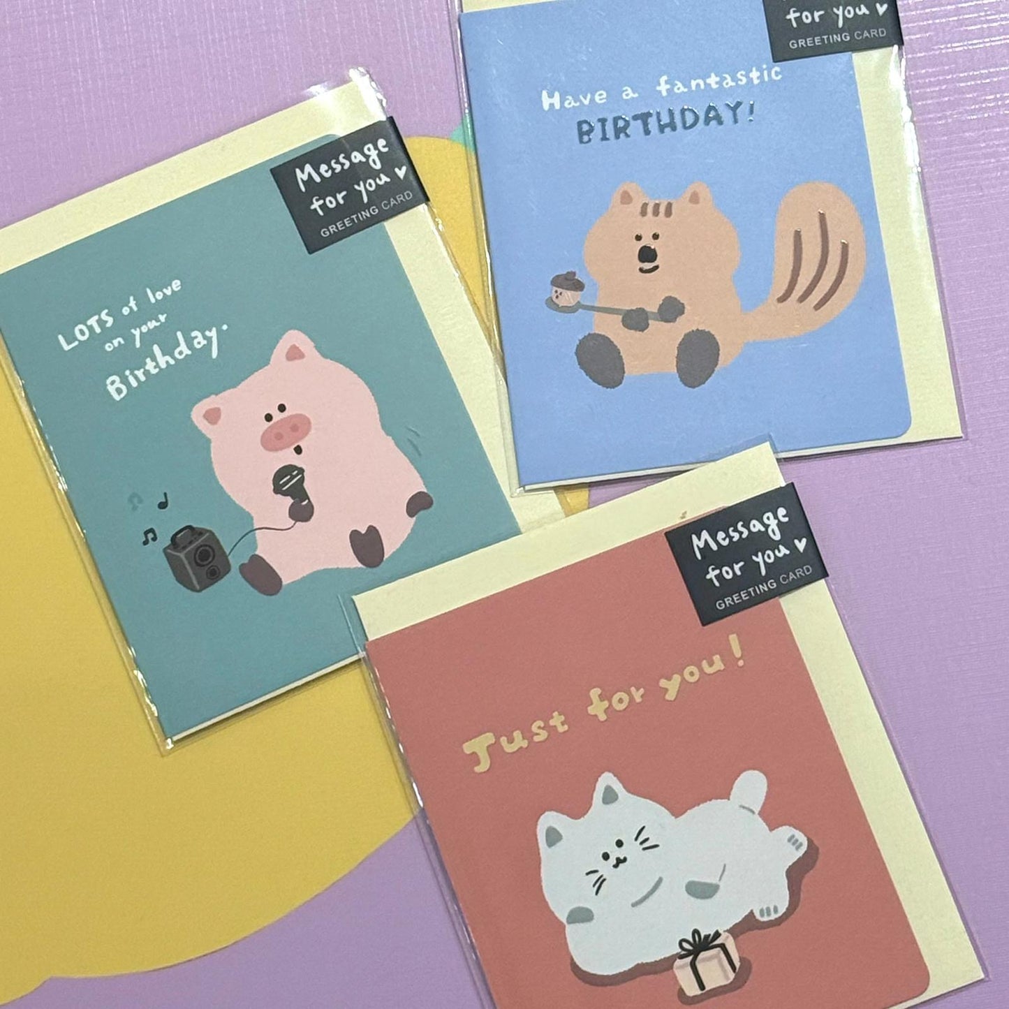 Message for you 小動物系列心意小卡