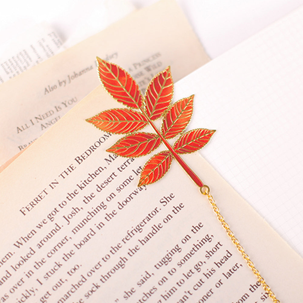 韓國appree 植物造型金屬書籤 - 秋季系列
