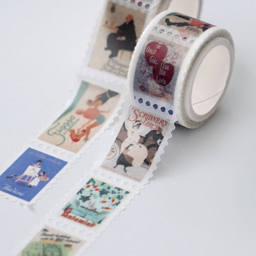韓國 vintage 復古懷舊郵票紙膠帶 * [預購貨品，下單後14天出貨]