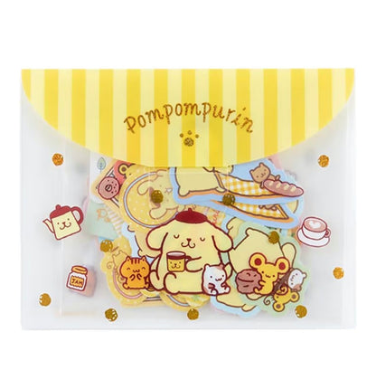 Sanrio Characters 透明卡套連30 枚獨立貼紙 - 5 角色選擇