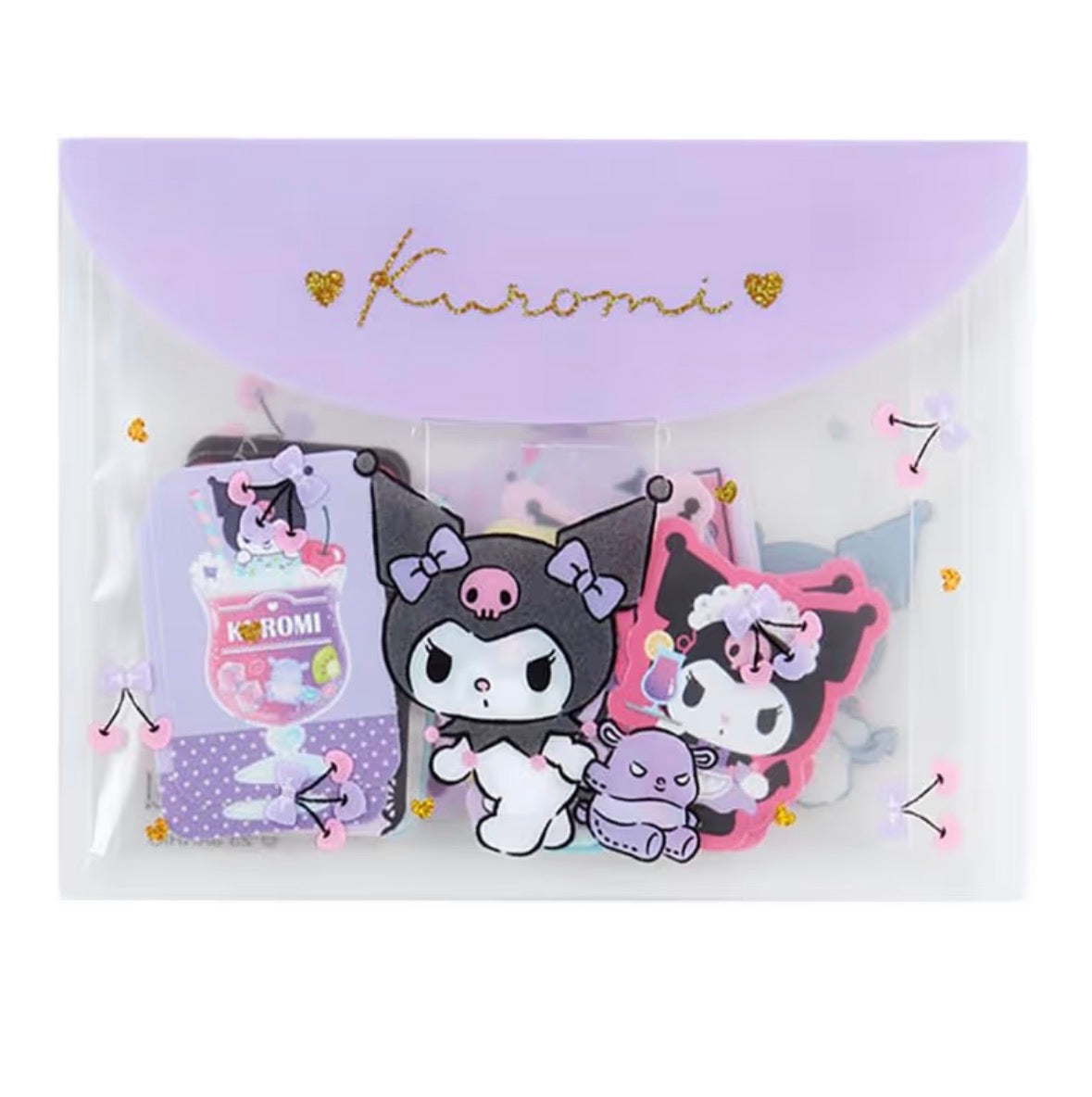 Sanrio Characters 透明卡套連30 枚獨立貼紙 - 5 角色選擇