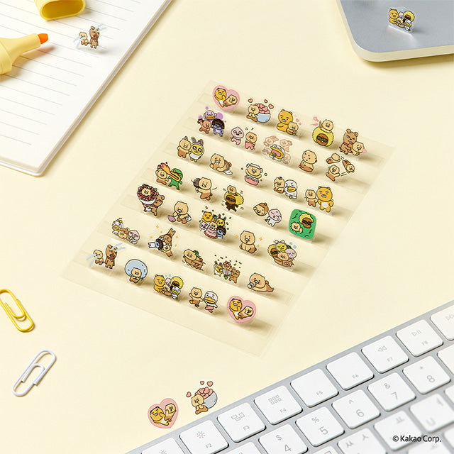 韓國 Kakao Friends 春植立體Standing Stickers 貼紙 [ 預購貨品]