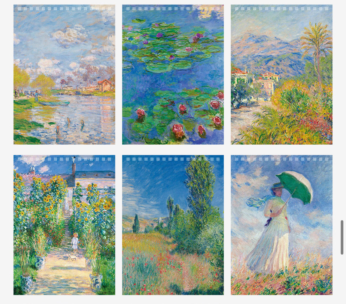 韓國 2025 Artist Collection 莫奈藝術館桌上月曆 - Monet