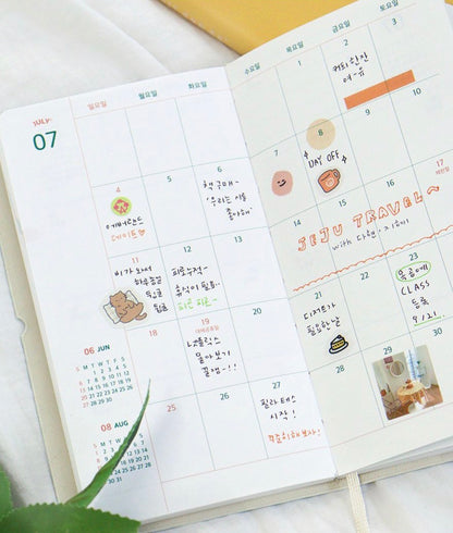 韓國 2027 Today's Mood Lollipop Tone Slim Size Schedule - 月週計劃 (預購商品)