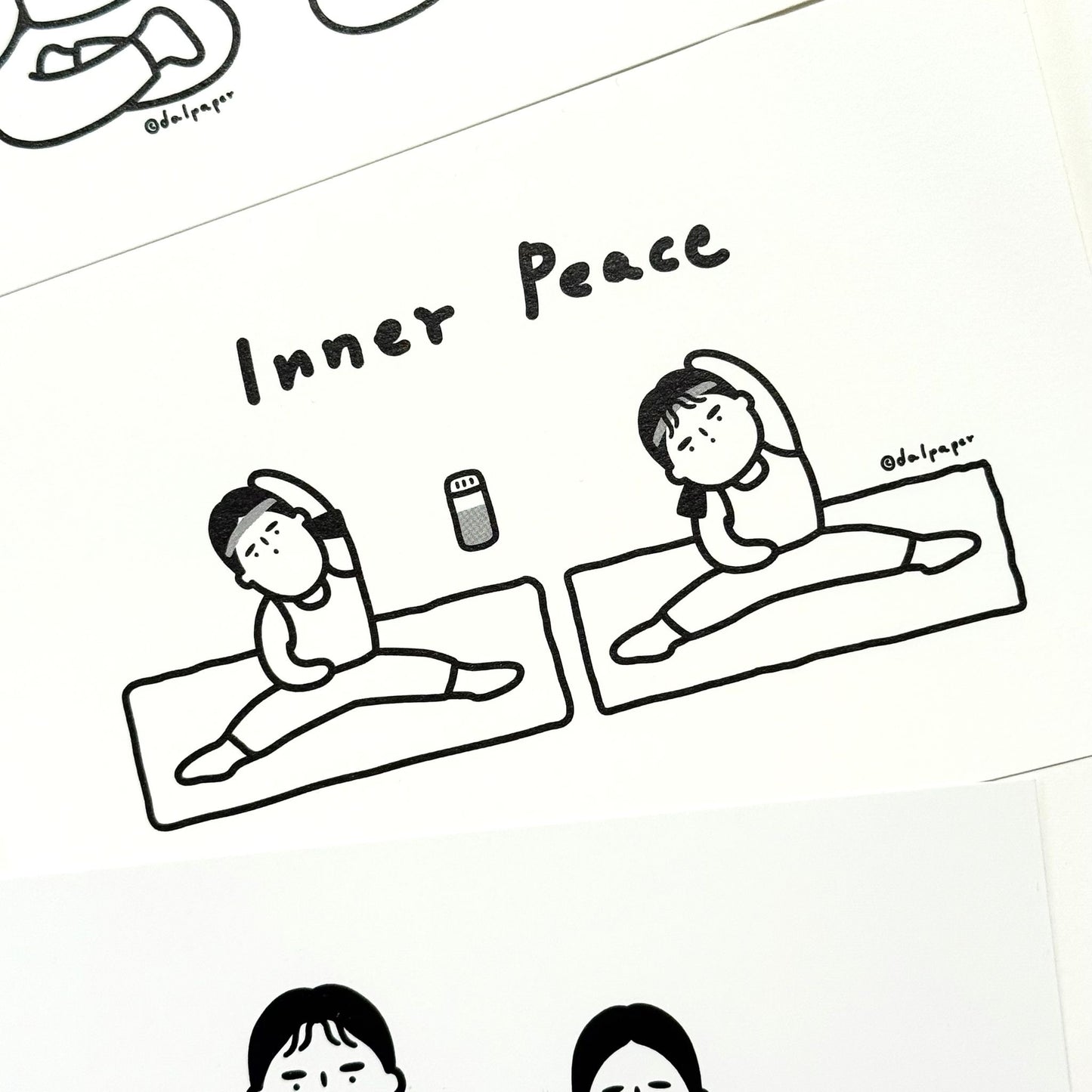 韓國The Paper My Best Friend Collection 卡片 - 瑜伽拉筋班