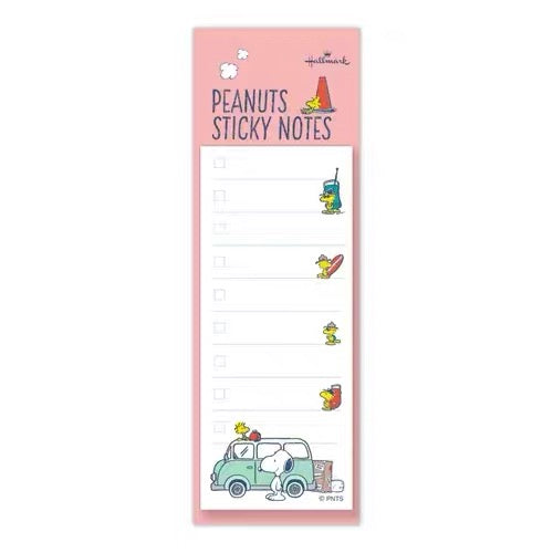 日本 My Snoopy World - Checklist 便條貼（有黏貼力） – 九一文房具