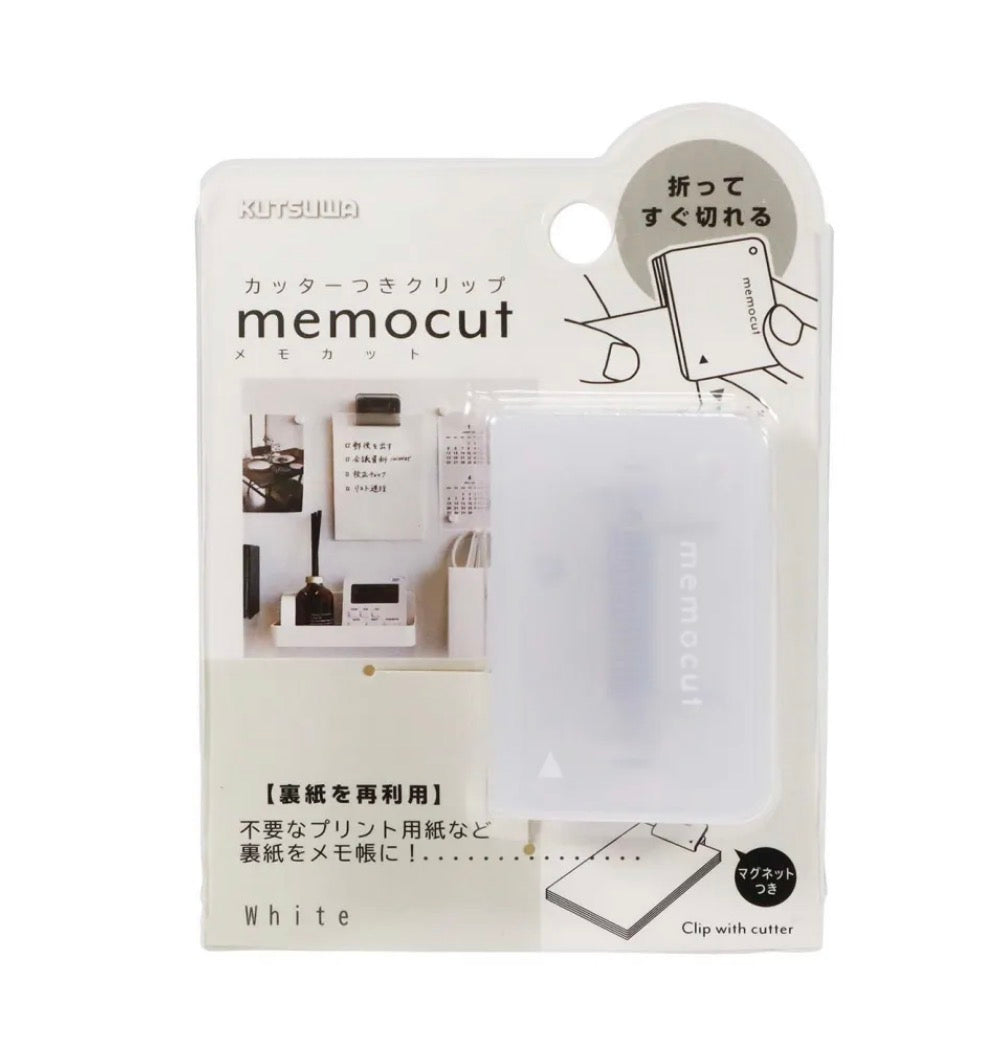 早鳥訂購‼️ 日本クツワ 3 in 1 (磁石 · 書夾· 𠝹紙器)多功能Memo Cut [預購貨品］