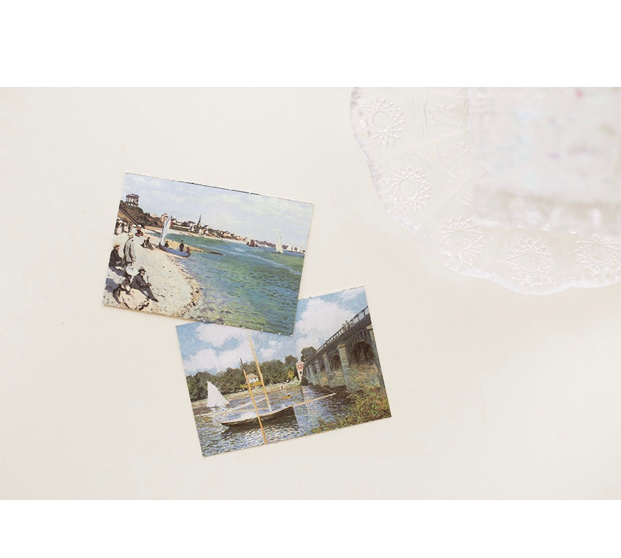 Art Collection 盒仔貼紙莫內的藝術館: 48 張盒裝貼紙 （再版加印）