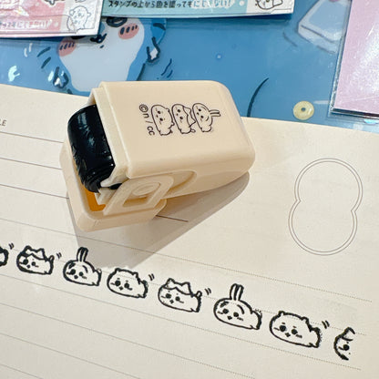日本Chiikawa x Coro-re 滾輪式轆轆印章 - 團隊系列: 三人組
