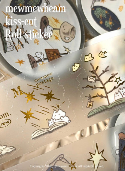韓國Mewmewbeam 星光下的貓貓透明裝飾貼紙 - 貓咪回憶冊 （超過120 張）* [預購貨品，下單後14天出貨]