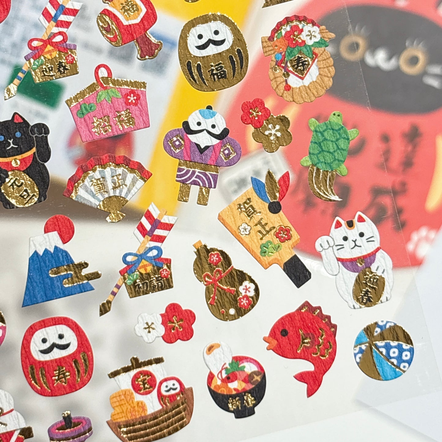 日本和紙貼紙 - 日本風情畫