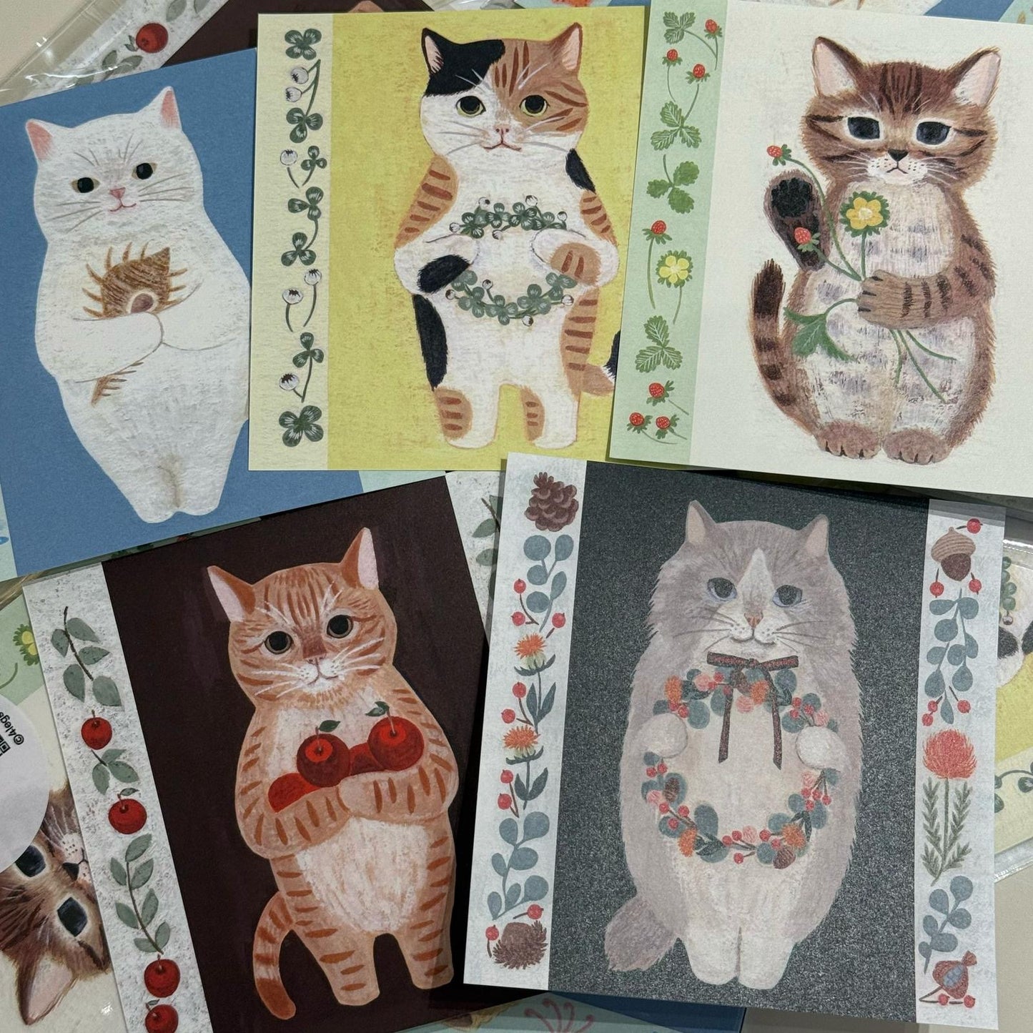 日本貓咪王國便條紙 一套5款 （共50張）
