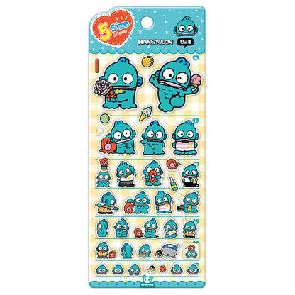 Sanrio Characters Five Size 貼紙 - 水怪 [預購貨品］