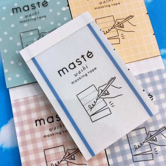 日本 Maste 5段式可逐格撕和紙便條簿 (整張有黏力)