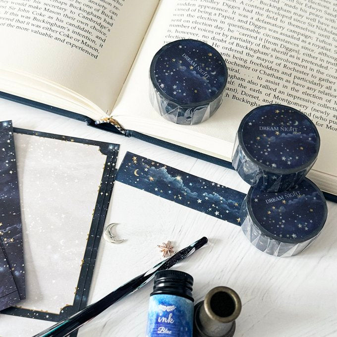 日本Clover R. 深夜星空紙膠帶（預購貨品，約兩星期到貨）