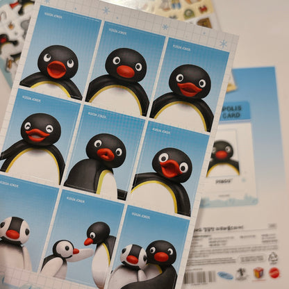 日本企鵝家族Pingu 証件相 貼紙