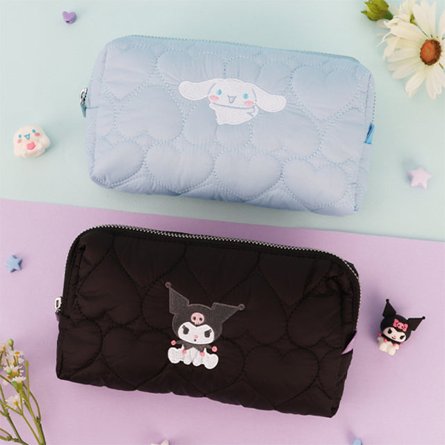 Sanrio Characters 軟綿綿化妝袋 - Kuromi [預購貨品，下單後14天出貨]