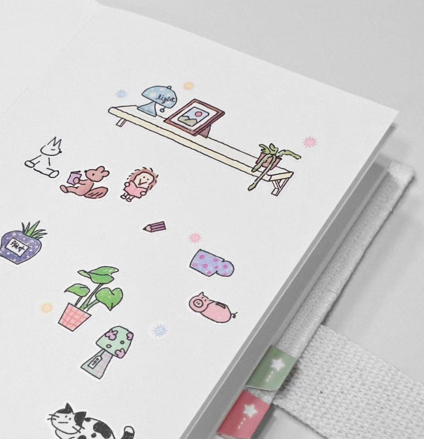 Glen 生活裡的小擺件 200 枚貼紙 (預購貨品，下單後14天出貨)