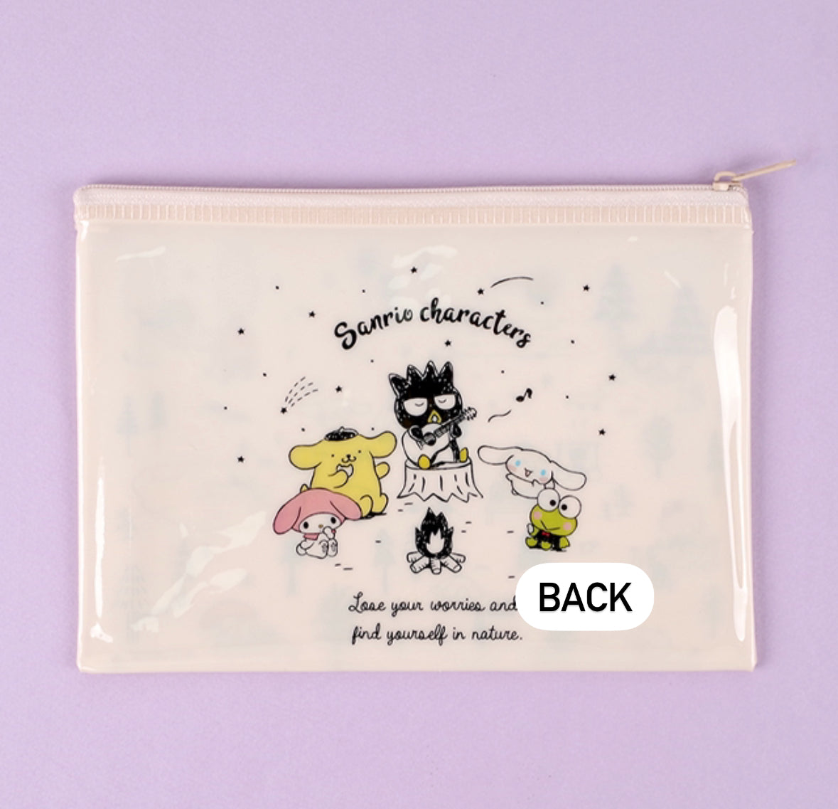 Sanrio Characters Flat Pouch