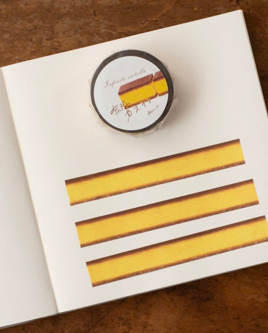 日本Tegamisa 可書寫Memo Roll：蜂蜜蛋糕 [預購貨品］