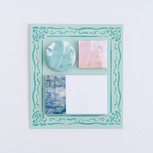 日本びじゅつかん 美術館 x 莫奈及梵高名畫系列Art Palate 便條貼 - 睡蓮🪷