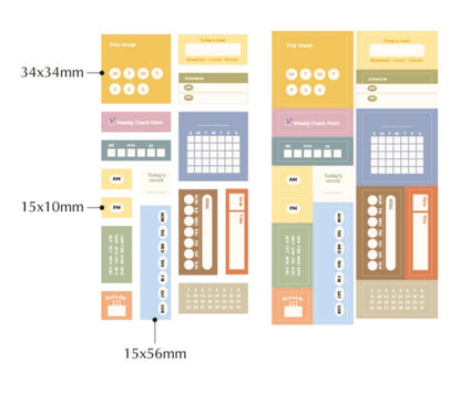 韓國原創Glen「Archive Roll tape」卷裝可書寫memo貼* [預購貨品，下單後14天出貨]
