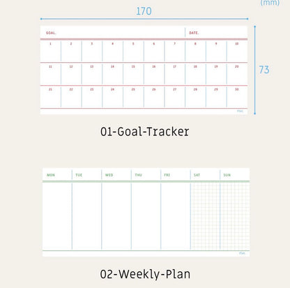 Every Day Schedule Pad (Long Size)