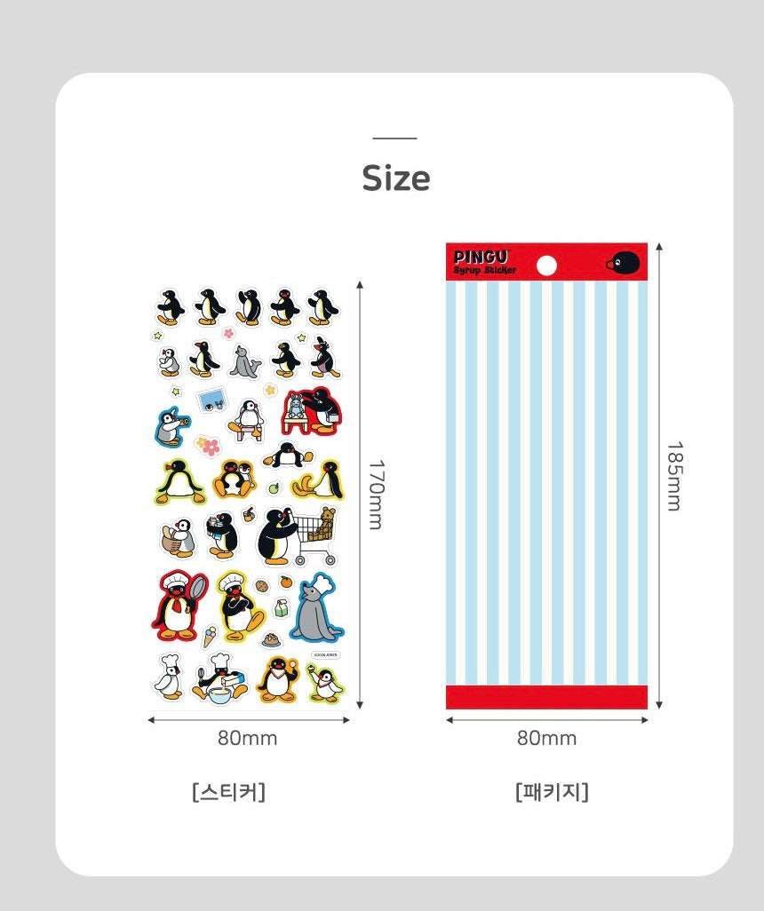 日本企鵝家族Pingu Collection 貼紙第二彈